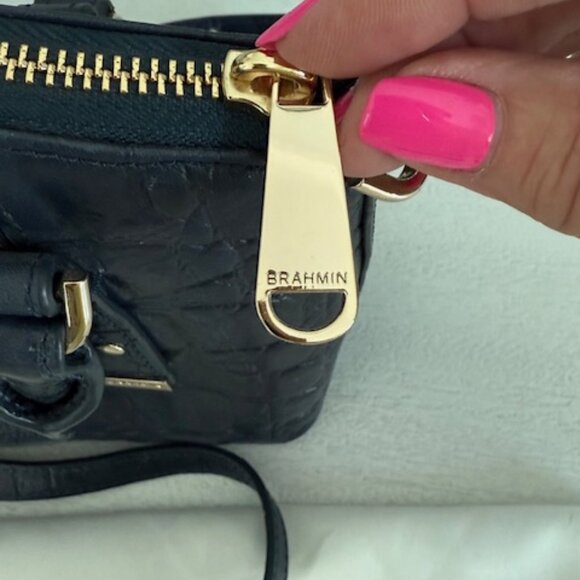 Brahmin Duxie Poolside Basque Genuine Leather Crossbody/Handbag - Picture 10 of 10